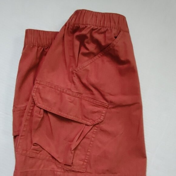 Harlow  Cargo Mini Skirt Rust L Rip Stop Terra Cotta Neutral - Picture 3 of 6